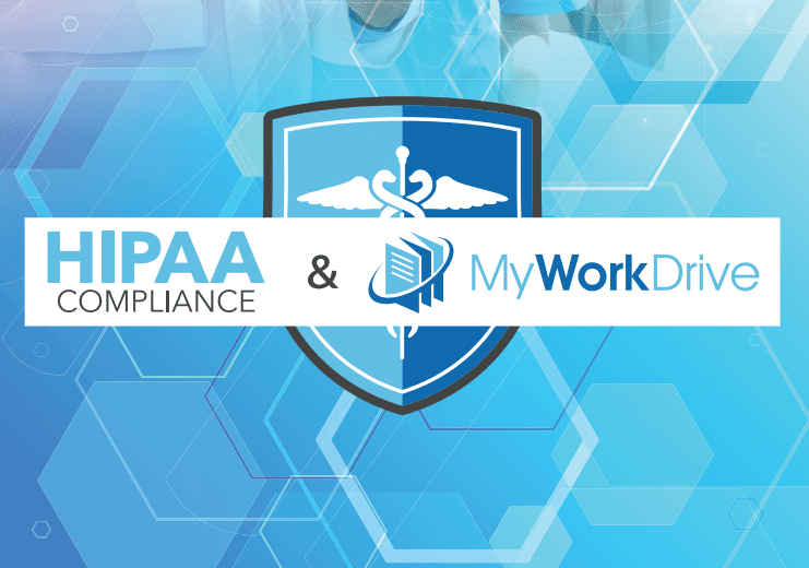 HIPAA Compliance badge for MyWorkDrive.