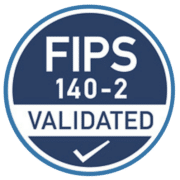 Abzeichen zur Bestätigung der FIPS-Konformität.